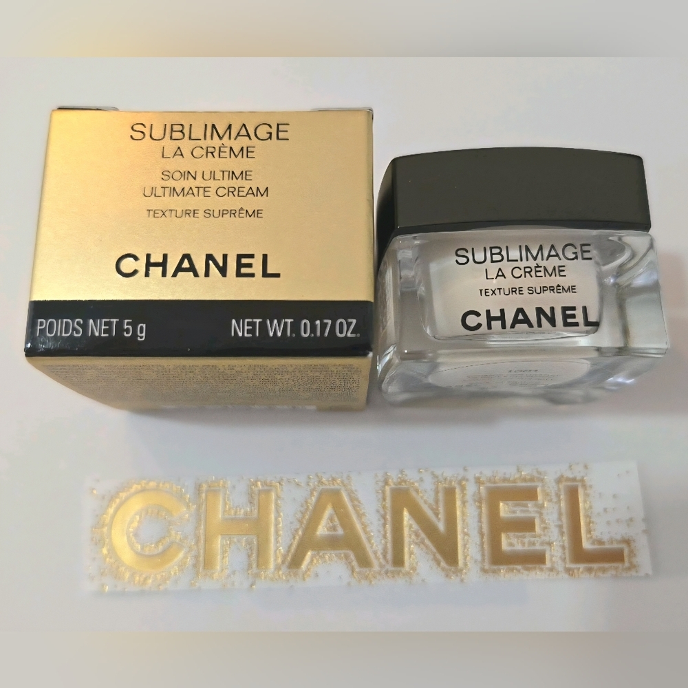 CHANEL SUBLIMAGE LA CREME TEXTURE SUPREME MINI Glass Jar 5g/0.17oz New